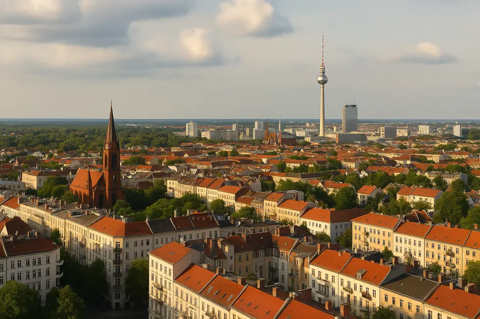 Historische Altbauten in einem typischen Berliner Viertel, die den Bestandmarkt prägen.